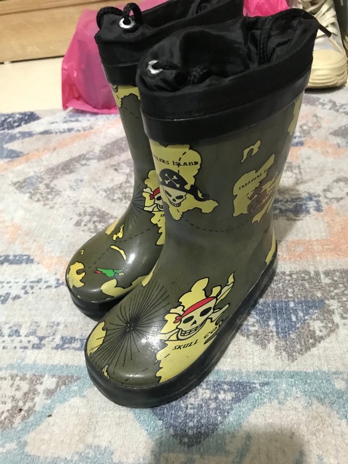 Erkek Çocuk Kamuflaj Desenli Punk Bot - Görsel 2