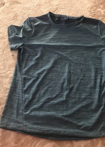 Gri Erkek Kısa Kollu Atletik Tişört - Görsel 2