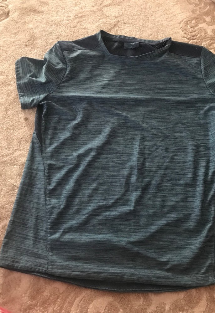 Gri Erkek Kısa Kollu Atletik Tişört - Görsel 2