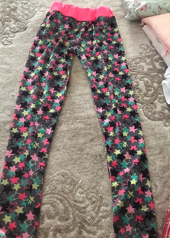 Renkli Yıldız Desenli Kız Tayt - Görsel 2