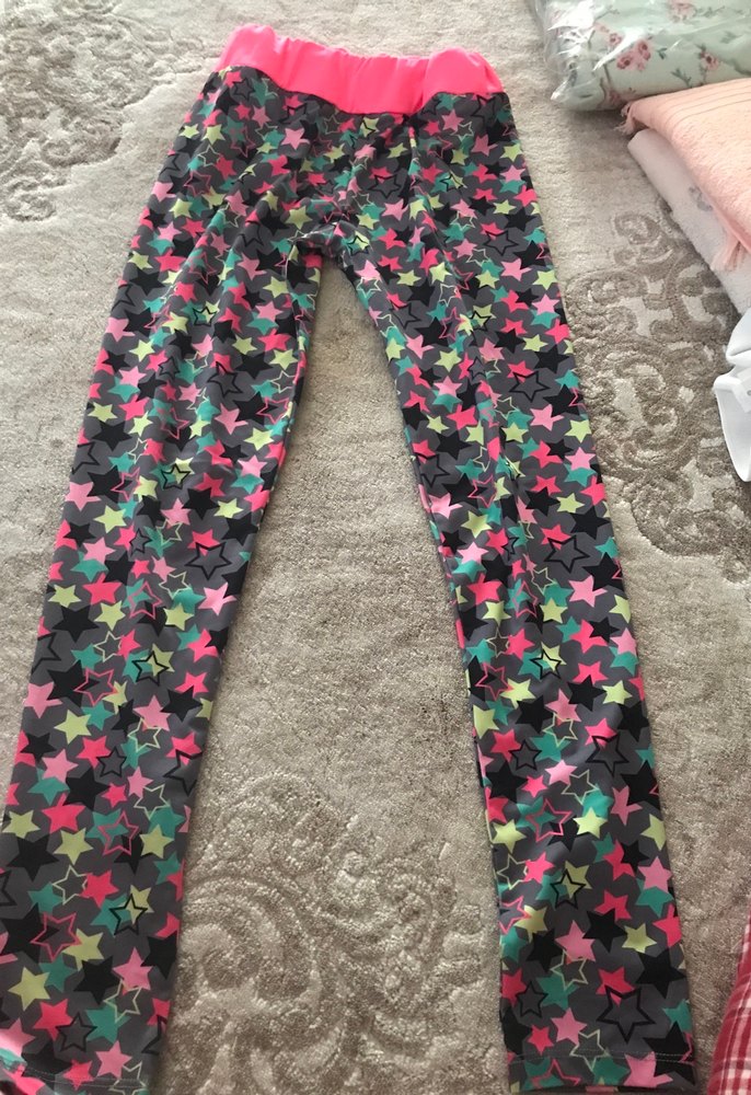Renkli Yıldız Desenli Kız Tayt - Görsel 2