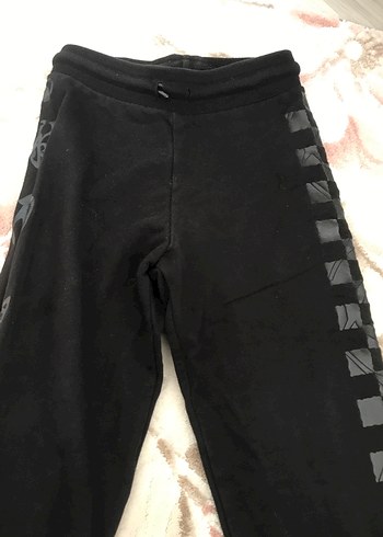 Siyah Erkek Çocuk Slim Fit Eşofman Altı - Görsel 2