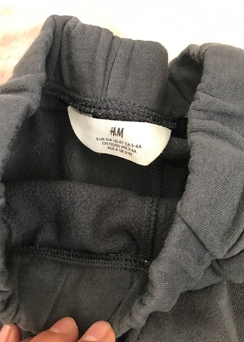 Gri Kız Çocuk Bol Kesim Eşofman Altı - Görsel 2