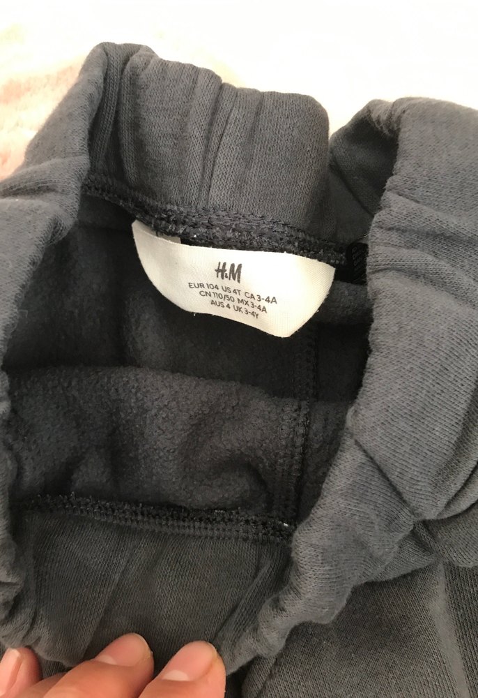 Gri Kız Çocuk Bol Kesim Eşofman Altı - Görsel 2