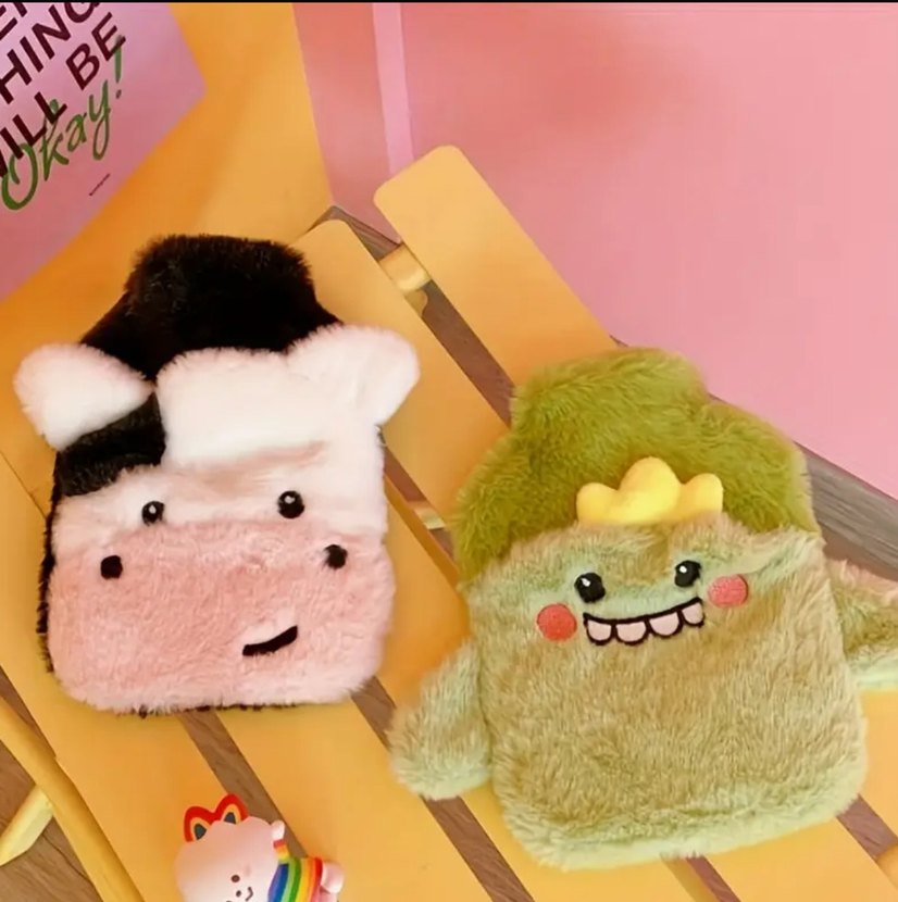 Hayvan desenli yumuşacık sıcak su torbası - Görsel 2