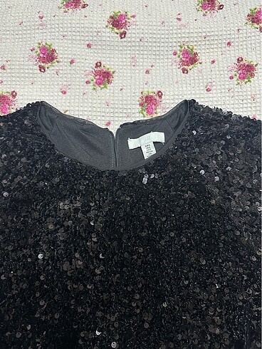 H&M Hm payetli elbise