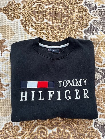 Tommy Hilfiger Siyah Tommy sweatshirt