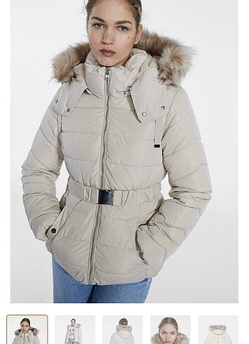 Stradivarius Krem rengi mont
