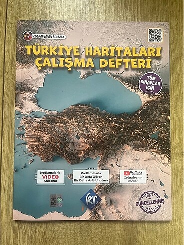 Türkiye haritaları çalışma defteri kr akademi