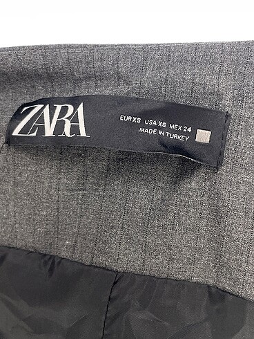 xs Beden gri Renk Zara Yelek %70 İndirimli.