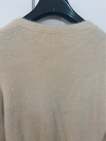 s Beden camel Renk Bershka peluş hırka