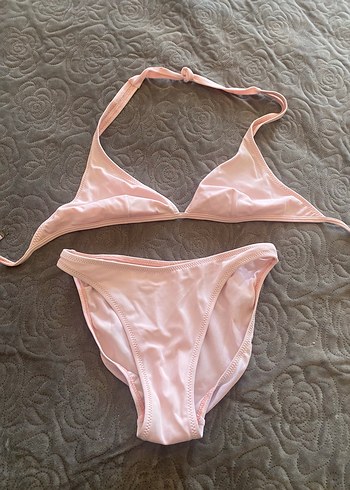 Pembe İpli Kadın Bikini Takımı - Görsel 3