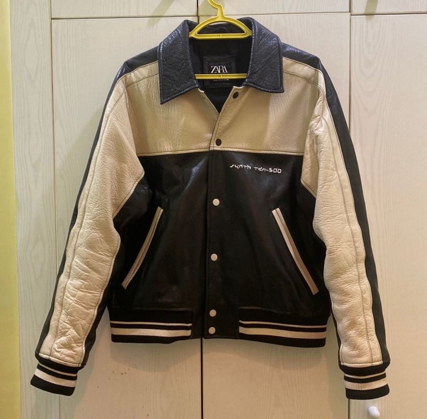 Zara Gerçek Deri Ceket Erkek - Görsel 2