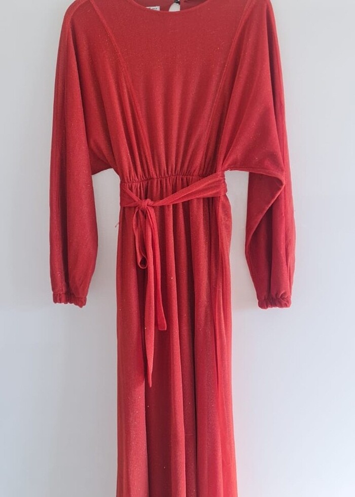 Bayan tesettür elbise abiye - Görsel 2