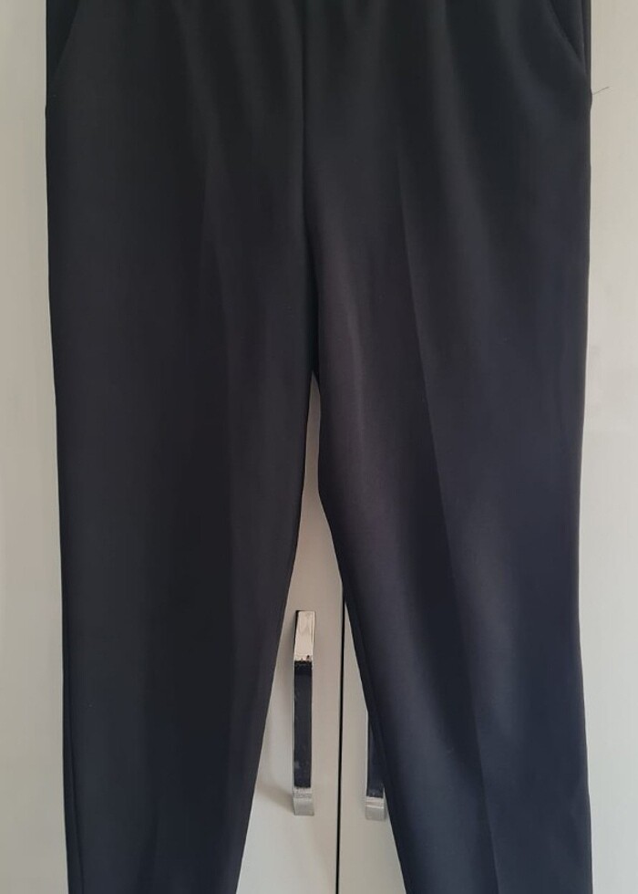 Bayan siyah kumaş pantolon  - Görsel 2