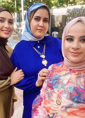 42 Beden çeşitli Renk Tesettür çiçekli elbise