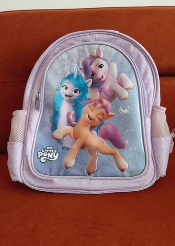 Pastel Pembe My Little Pony Okul Çantası