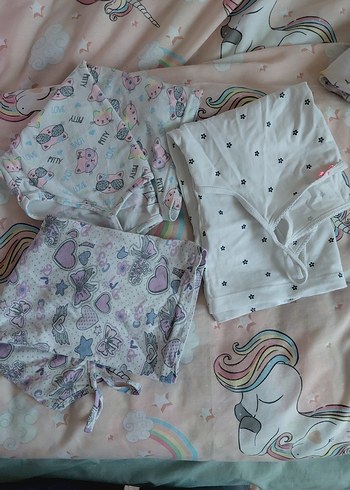 Kız Çocuk Çok Renkli Dantel Detaylı Atlet3 'lü - Görsel 6