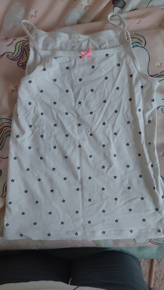 Kız Çocuk Çok Renkli Dantel Detaylı Atlet3 'lü - Görsel 3