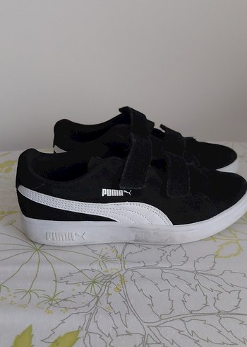 Siyah kız Çocuk Spor Ayakkabı Velcro - Görsel 2