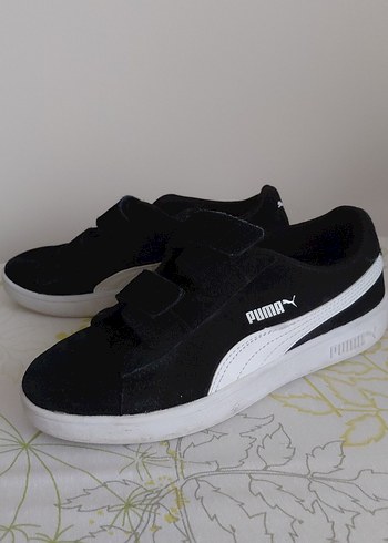 Siyah kız Çocuk Spor Ayakkabı Velcro - Görsel 4