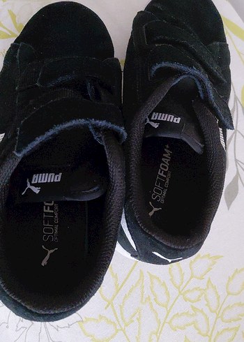 Siyah kız Çocuk Spor Ayakkabı Velcro - Görsel 6