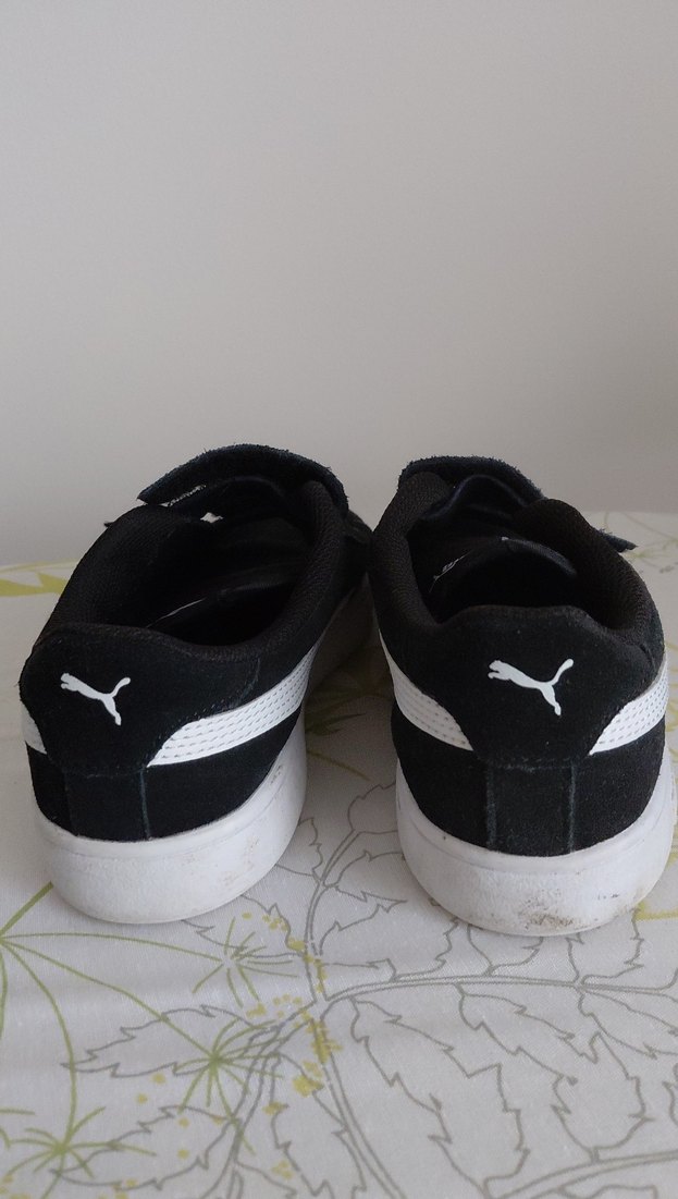 Siyah kız Çocuk Spor Ayakkabı Velcro - Görsel 3