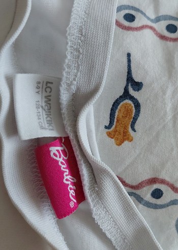 Baskılı Kız Çocuk Beyaz Kısa Kollu Tişört - Görsel 4