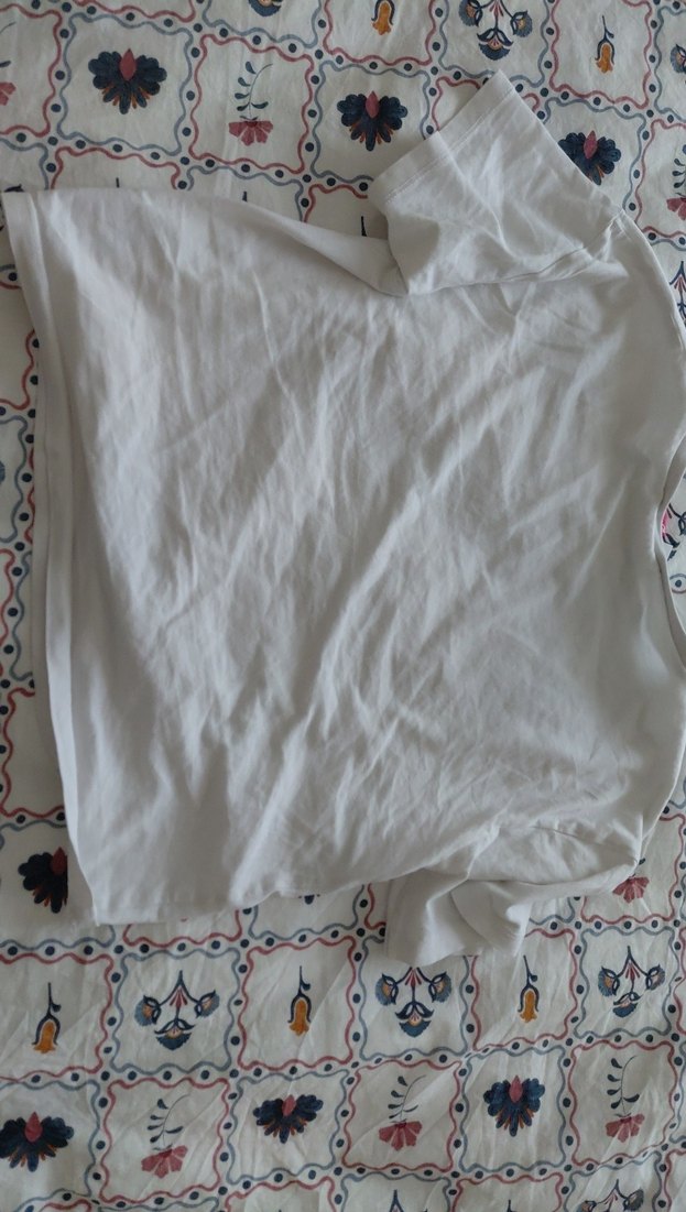 Baskılı Kız Çocuk Beyaz Kısa Kollu Tişört - Görsel 5