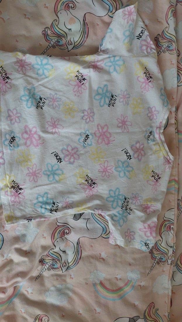 Kızlar için Çok Renkli Bağlama Desenli Tişört - Görsel 5