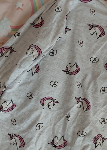 Kız Çocuk Gri Uzun Kollu Örme Tişört - Görsel 5