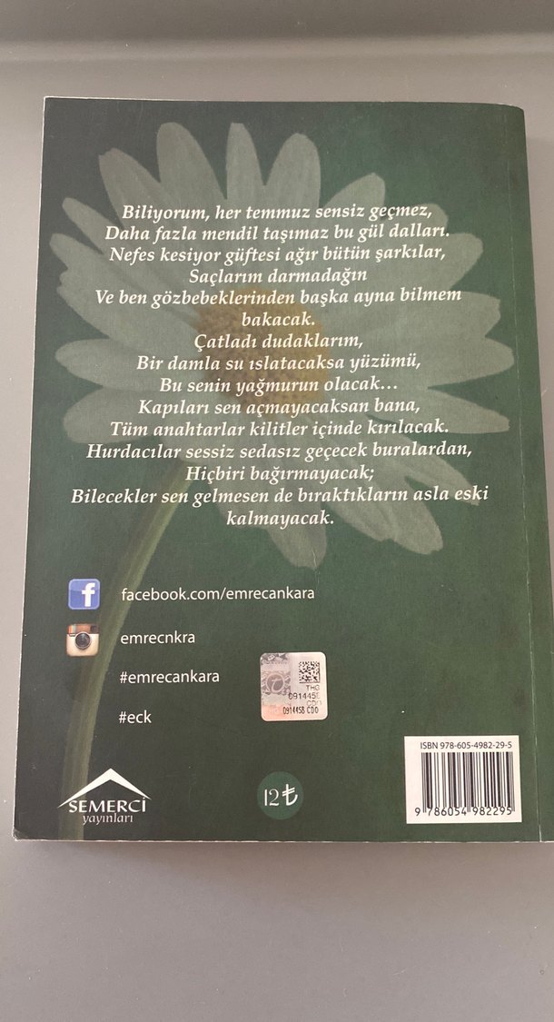 Başka - Emre Can Kara Şiir Kitabı - Görsel 2