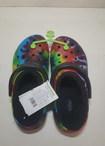 Crocs Crocs Classic Lined Tie Dye Clog 