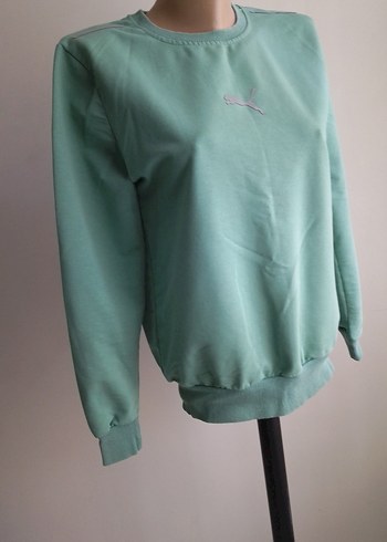 Puma Yeşil Kadın Oversize Sweatshirt