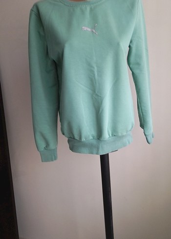 Yeşil Kadın Oversize Sweatshirt