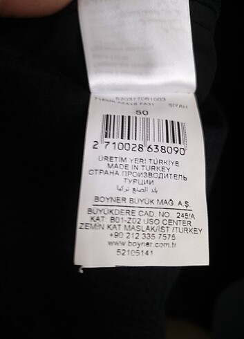 Fabrika Erkek Ceket 50 Beden FABRİKA MARKA