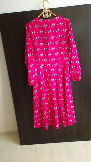 Alvina Marka Bayan Elbise 42 Beden Renk karma pembe  - Görsel 7