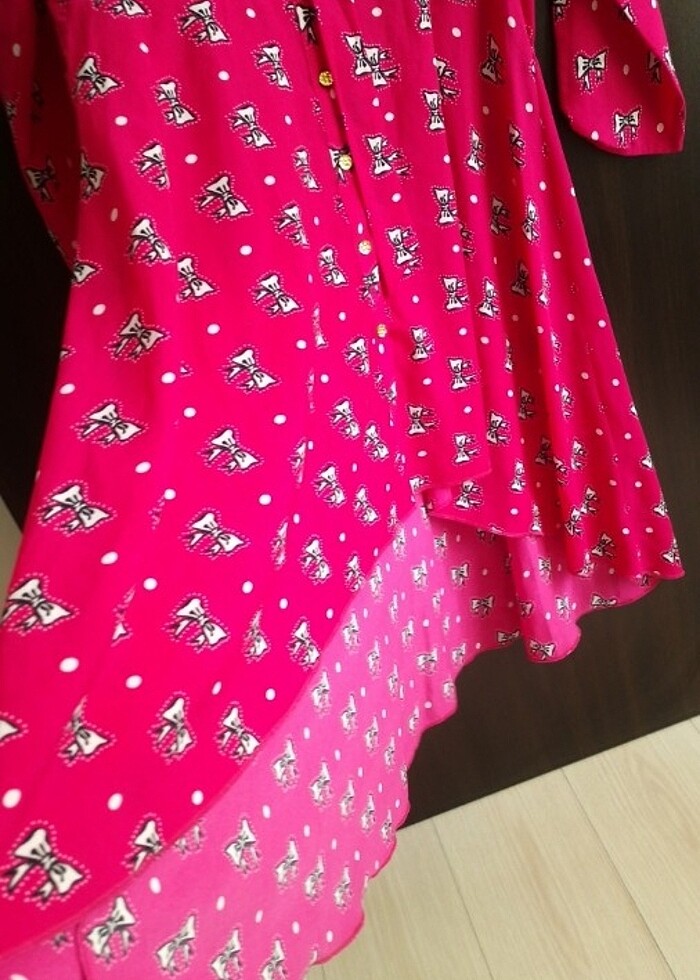 Alvina Marka Bayan Elbise 42 Beden Renk karma pembe  - Görsel 5