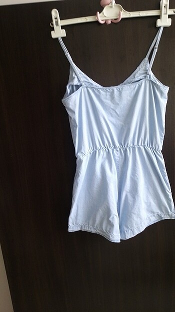 Bayan Şort Tipi Askılı Mini Elbise 26 Beden Bershka Marka  - Görsel 3