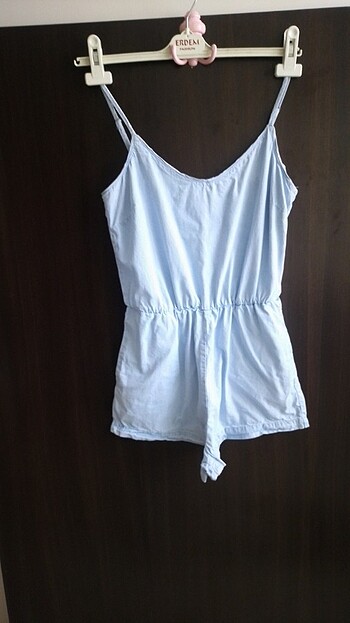 Bayan Şort Tipi Askılı Mini Elbise 26 Beden Bershka Marka  - Görsel 4