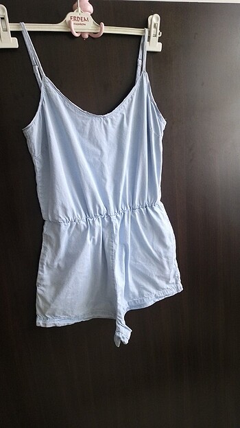 Bayan Şort Tipi Askılı Mini Elbise 26 Beden Bershka Marka  - Görsel 7