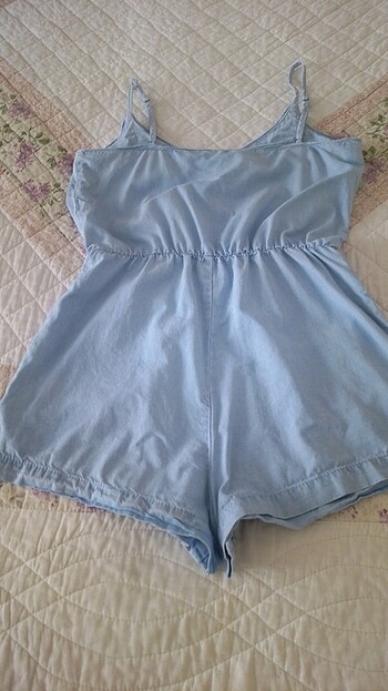 Bayan Şort Tipi Askılı Mini Elbise 26 Beden Bershka Marka  - Görsel 9