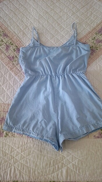 Bayan Şort Tipi Askılı Mini Elbise 26 Beden Bershka Marka  - Görsel 10