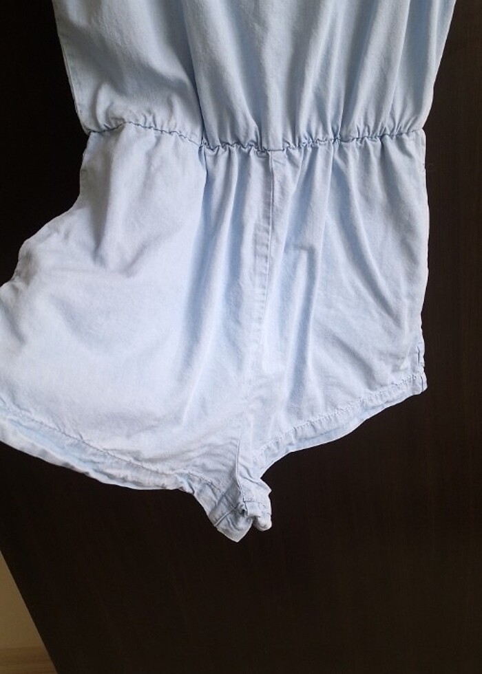 Bayan Şort Tipi Askılı Mini Elbise 26 Beden Bershka Marka  - Görsel 5