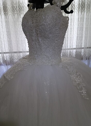 Evleneceklere Harika bir Gelinlik 38 Beden  - Görsel 4