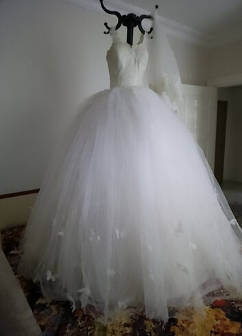 Evleneceklere Harika bir Gelinlik 38 Beden  - Görsel 5