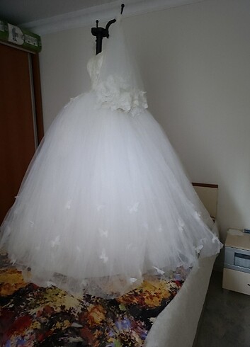 Evleneceklere Harika bir Gelinlik 38 Beden  - Görsel 6