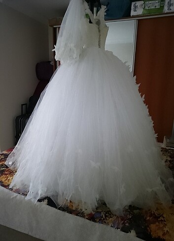 Evleneceklere Harika bir Gelinlik 38 Beden  - Görsel 7