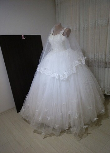 Evleneceklere Harika bir Gelinlik 38 Beden  - Görsel 12