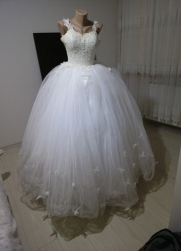 Evleneceklere Harika bir Gelinlik 38 Beden  - Görsel 15